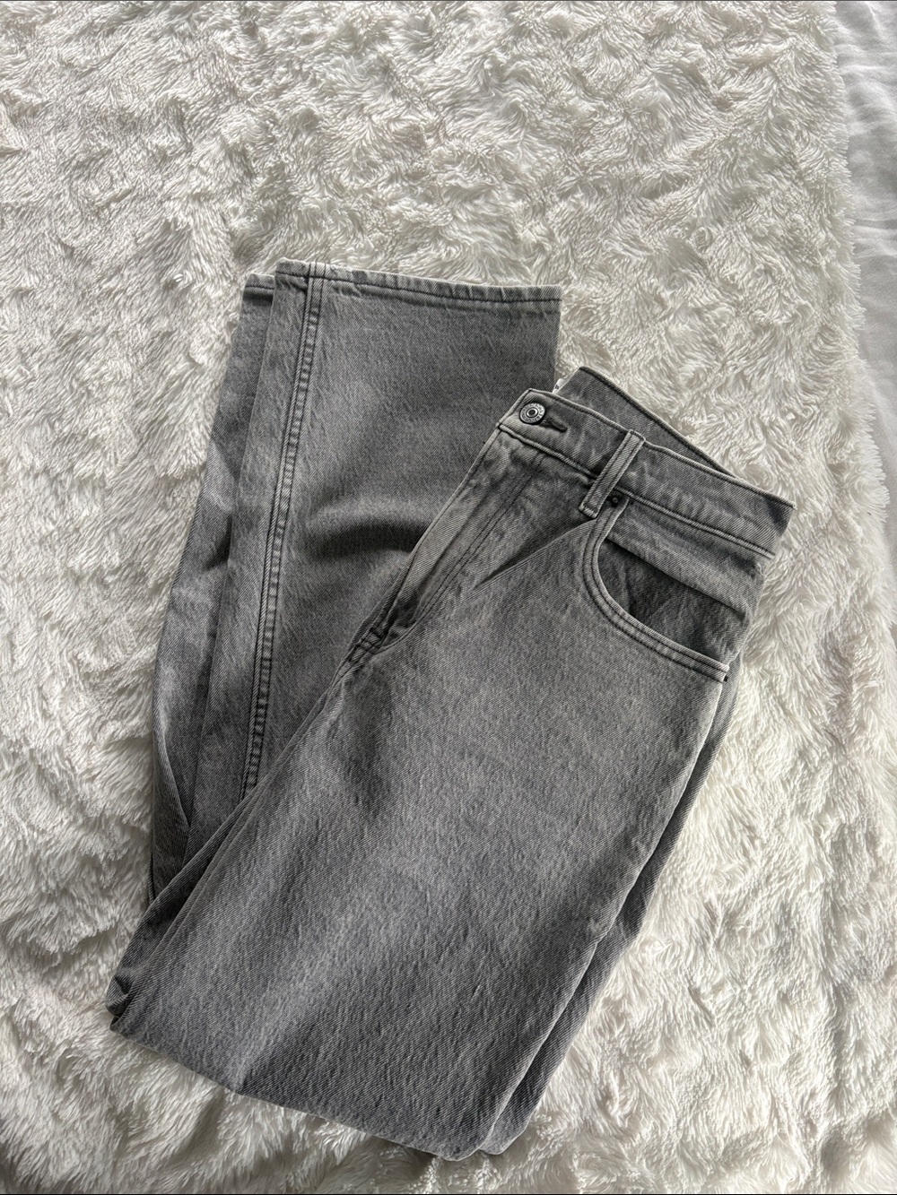 Abercrombie & Fitch The 90s Straight Ultra High Rise Jeans, Curve Love